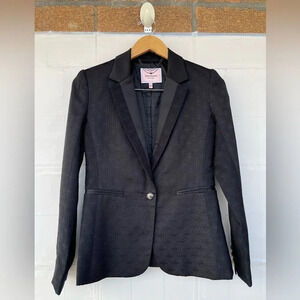 Juice Couture Notched Lapel goth Single-Breasted Blazer size 2